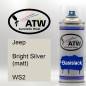 Preview: Jeep, Bright Silver (matt), WS2: 400ml Sprühdose, von ATW Autoteile West.